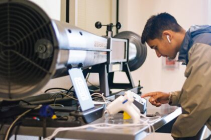Student in vocational education